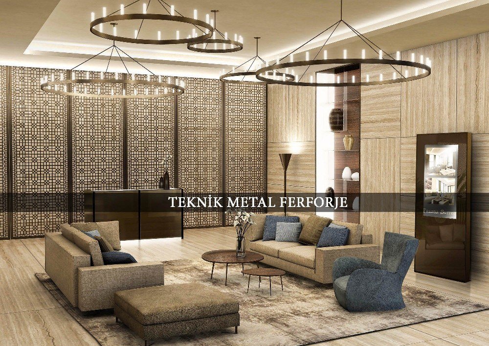 LAZER KESİM DEKORATİF METAL PARAVANLAR